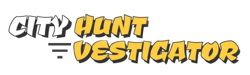 City Huntvestigator Logo, representing the self-guided city tour and detective game in a real-world game experience