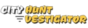 City Huntvestigator Logo, representing the self-guided city tour and detective game in a real-world game experience